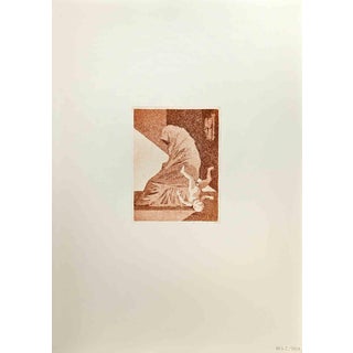 Leo Guida, Little Child, Etching, 1970s For Sale