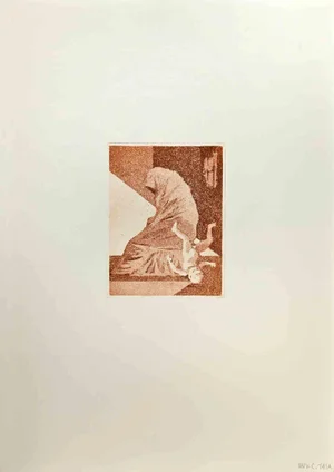 Leo Guida, Little Child, Etching, 1970s