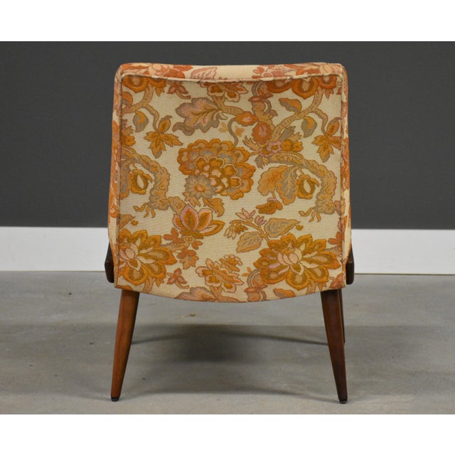 Walnut Lounge Chair by Kroehler Furniture For Sale - Image 9 of 9