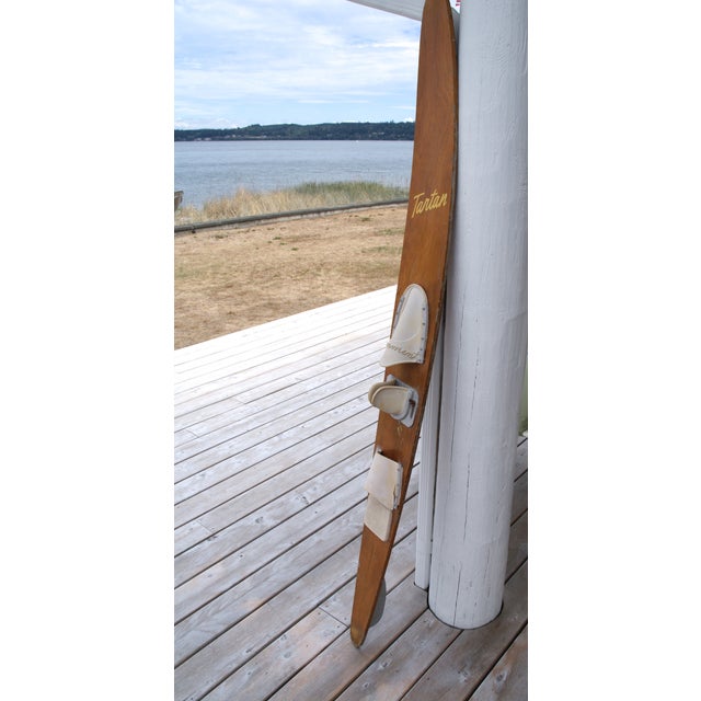 Vintage Wooden Water Ski Chairish