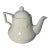 Mid-20th-Century English Pottery Teapot With Embossed Grape Motif For Sale