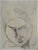 Antoine PEVSNER (1886-1962) Face Lithograph and stencil print after the original 1915 drawing Signed in the plate On wove...