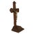 Antique American Tramp Art Carved Wood Crucifix John Zadora Pennsylvania 1900 For Sale - Image 4 of 17