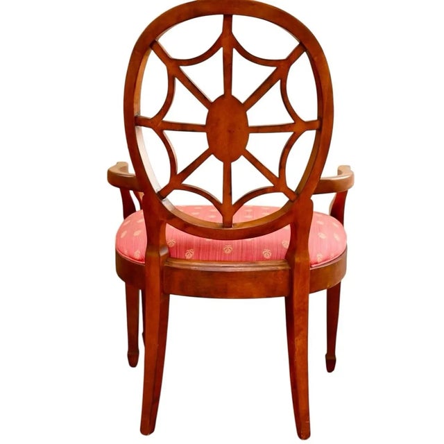 Ethan Allen Ethan Allen Spider Back Game Table Chairs - Set of 4 For Sale - Image 4 of 12