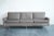 Knoll 1960s Vintage Gray Knoll Sofa With Chrome Base For Sale - Image 4 of 4