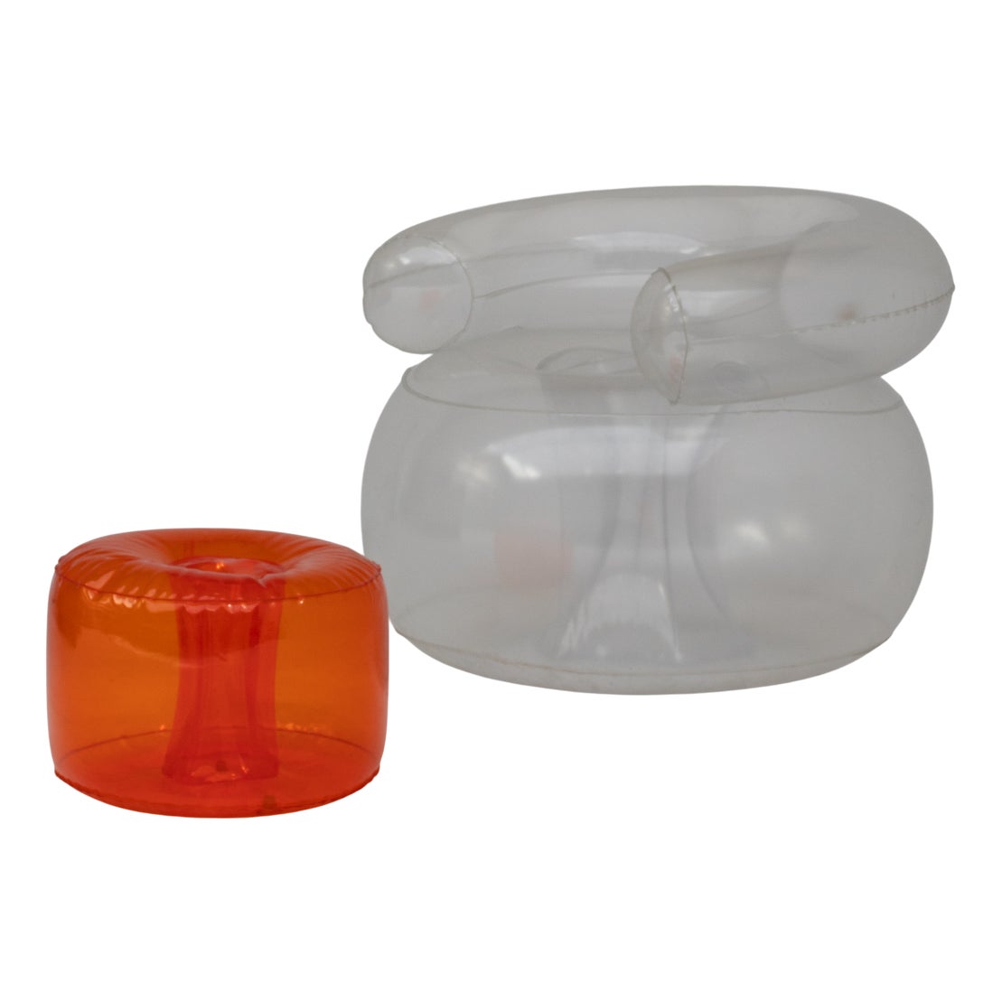 Inflatable Chair with Ottoman by Alexis Lahellec, 1990s, Set of 2 ...