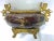 Antique Choisy Le Roi Enamel & Brass Cachepot For Sale - Image 4 of 13