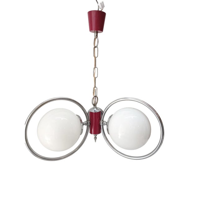1950s UFO Lamp form Stilnovo, 1950s For Sale - Image 5 of 7