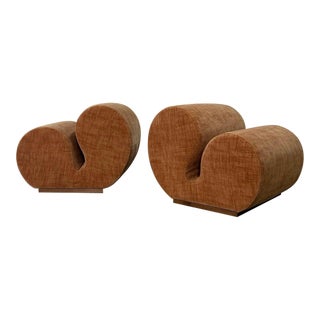 The Caracol Lounge Chairs- Pair For Sale