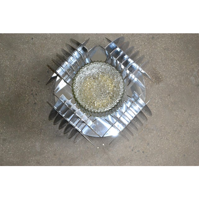 A rare and historically significant architectural ceiling light produced in Lithuania during 1980s, when the country was...