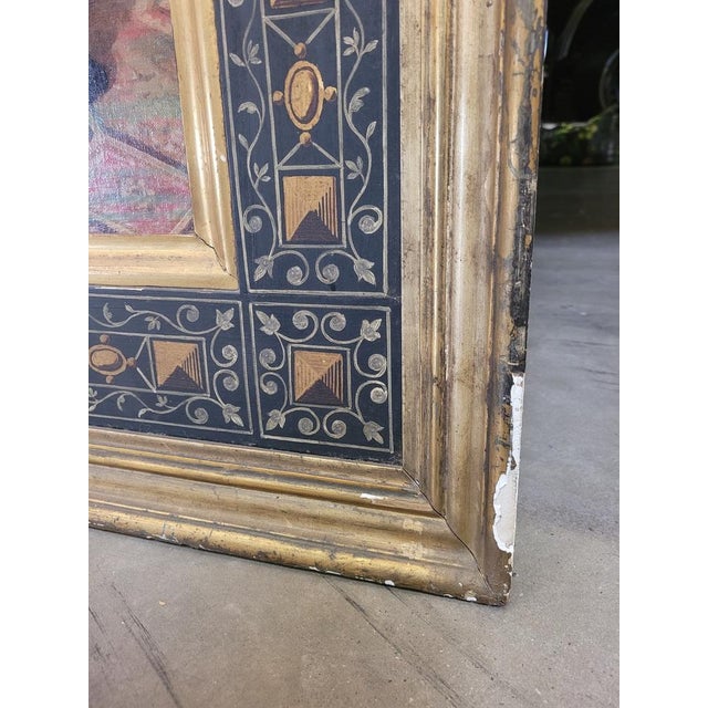 Portrait of 3 Ladies, 1883, Large Oil on Canvas, Framed For Sale - Image 8 of 18