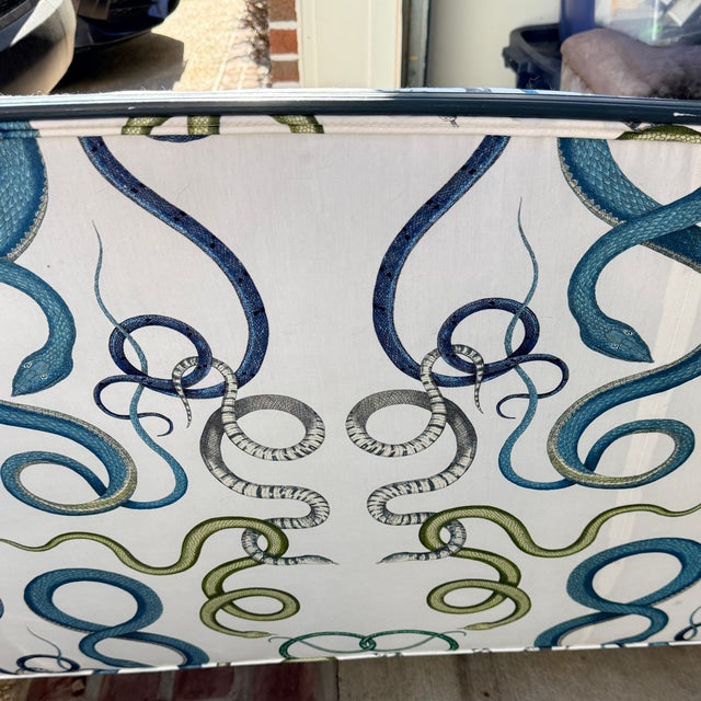 Sheraton Sofa With Schumacher Giove Upholstery For Sale - Image 13 of 14