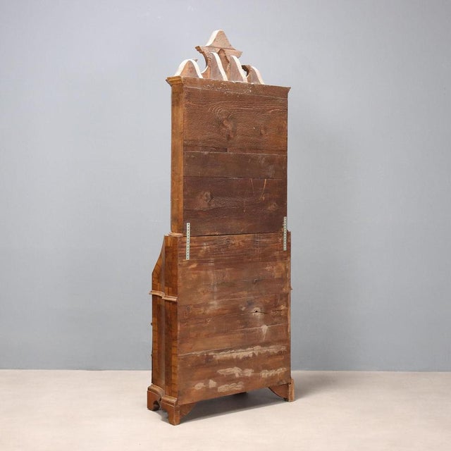 Secretaire in Walnut For Sale - Image 11 of 12