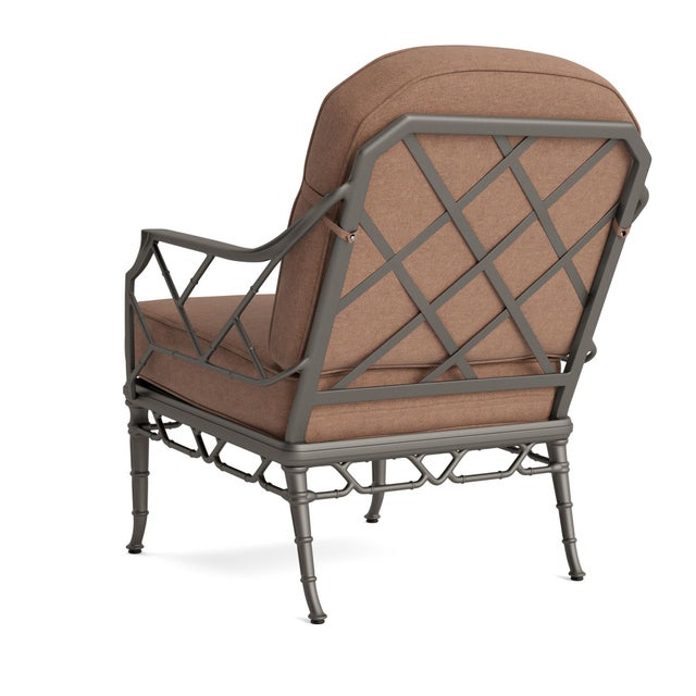 Not Yet Made - Made To Order Brown Jordan Calcutta Lounge Chair, Mica frame with Fusion Clay fabric For Sale - Image 5 of 11