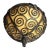 Art Deco Wrought Iron Ceiling Light-Edgar Brandt Style-Amber Glass -17 Inch For Sale