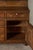 English 18th Century Oak Buffet + Plate Rack With Brass Hardware and Inlay Keyholes For Sale - Image 3 of 10