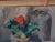 Mid 20th Century Floral Geranium Still Life Oil Painting For Sale - Image 4 of 5