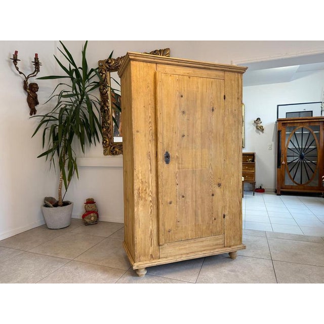Art Nouveau Farmhouse Cupboard in Wood For Sale - Image 14 of 17