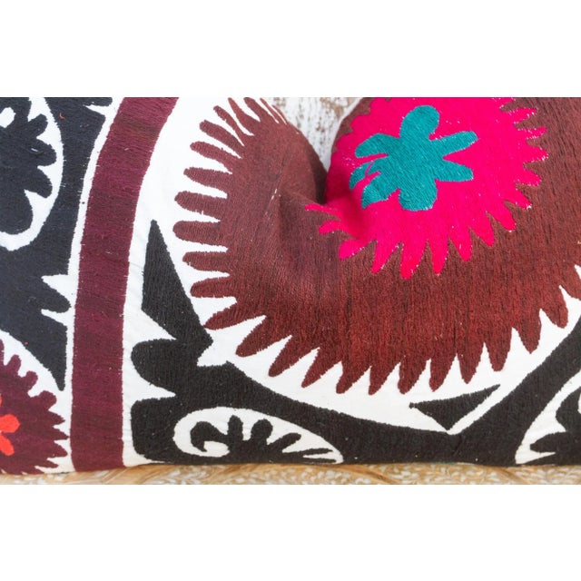 Early 21st Century Lola Gul Suzani Lumbar Pillow For Sale - Image 5 of 9