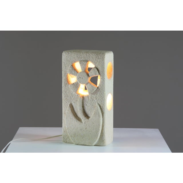 Stone Lamp by Albert Tormos, France, 1970s For Sale - Image 11 of 12
