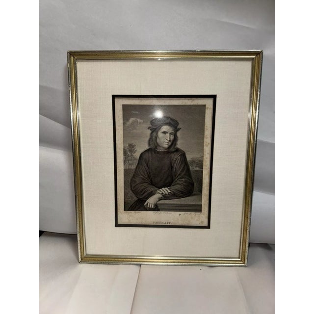 18th Century Engraving of Raphael by Manuel Esquivel For Sale - Image 4 of 8