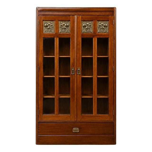 Art Nouveau Bookcase by Josef Hoffmann Portois & Fix, Vienna, Austria, 1900s For Sale