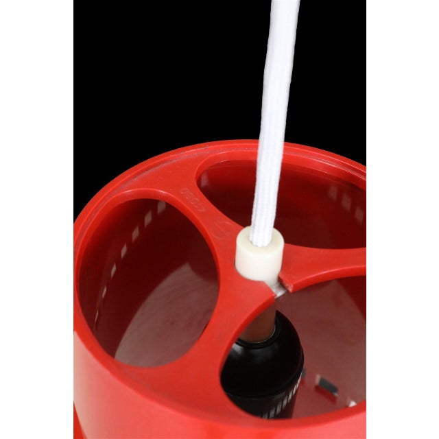 Danish Space Age Pendant Lamp by Svend Middelboe for Nordisk Solar Compagni, 1970s For Sale - Image 6 of 13