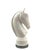 1970s White Resin Chess Horse Sculpture, Italy 1970s For Sale - Image 5 of 10