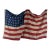 Vintage Lexington 48-Star Sewn American Flag, 3 × 5 Ft, Red, White & Blue For Sale