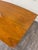 Vintage Mid Century Modern Walnut Convertible Dining and Coffee Trestle Table For Sale - Image 18 of 18