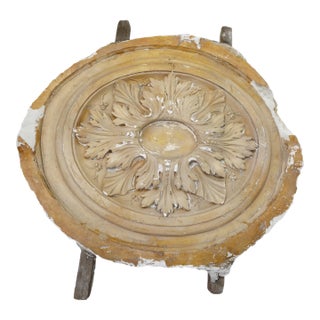 Handcarved Plaster Relief For Sale