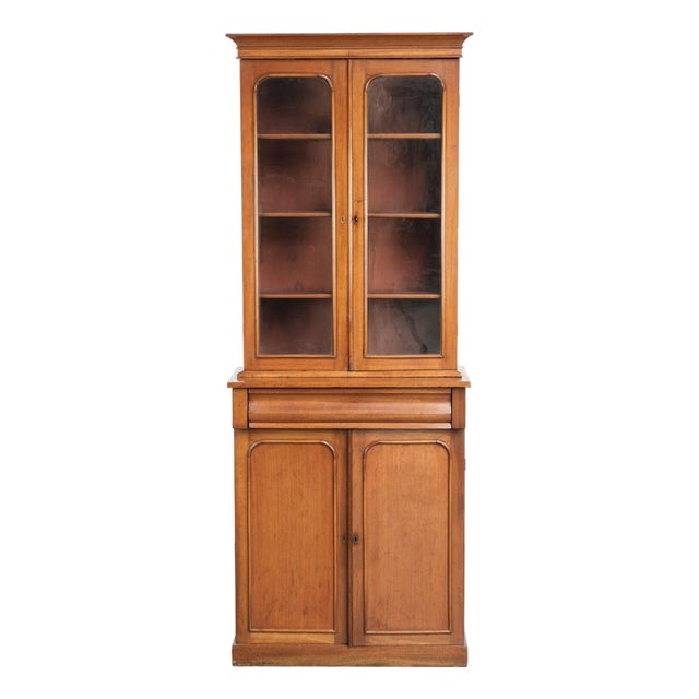 Antique 19th Century English Bookcase For Sale