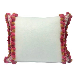 Schumacher Maracana Pom Throw Pillow Cover For Sale