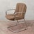 Vintage Lounge Chair in Padded Fabric, 1970s For Sale - Image 6 of 9