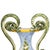 Pair of Italian Maiolica Vases, Coiled Snake Handles, Ca. 1880 For Sale - Image 6 of 10