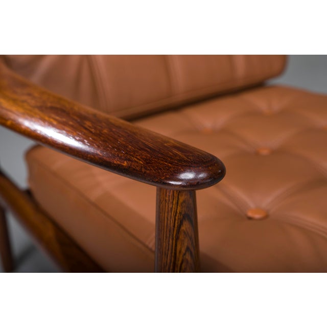Set of Model 118 Armchairs in Rosewood by Grete Jalk for France & Son, 1960s For Sale - Image 6 of 18