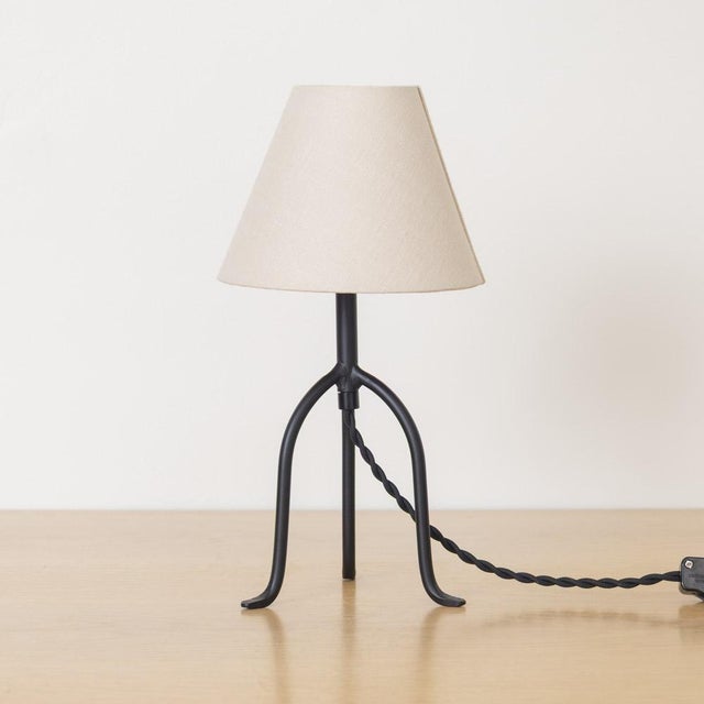 Contemporary Panoplie Petite Iron Tripod Lamp For Sale - Image 4 of 11