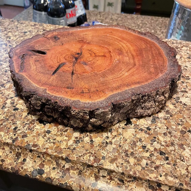 Natural Live Edge Wood Platter Chairish
