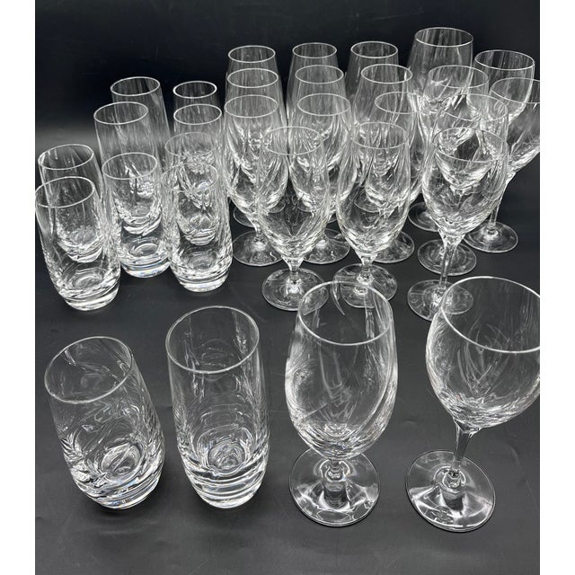 Mid-Century Modern Large Mid-Century Crystal Glass Service from Nachtmann, 1960s, Set of 30 For Sale - Image 3 of 18