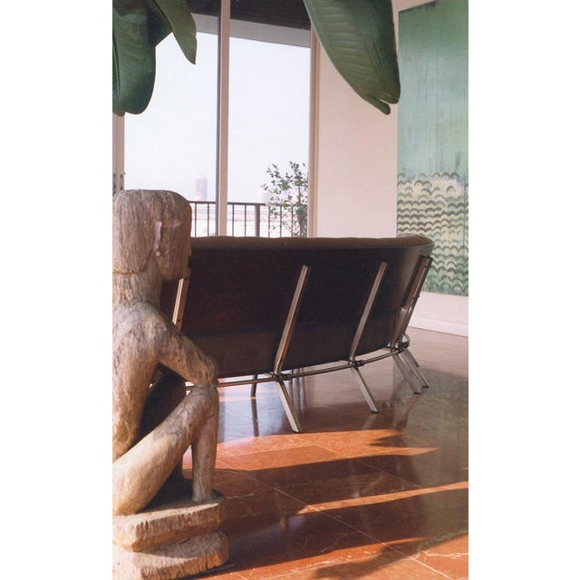 1990s Halô Three-Piece Curved Sectional Sofa by Rob Edley Welborn For Sale - Image 4 of 12