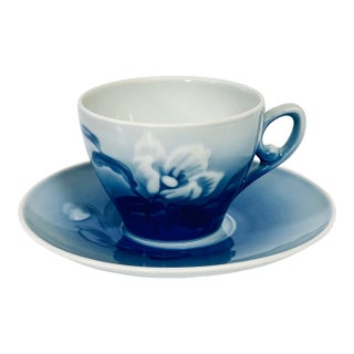 Bing & Grondahl Christmas Rose Demitasse Cup and Saucer For Sale