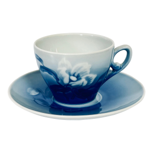 Bing & Grondahl Christmas Rose Demitasse Cup and Saucer