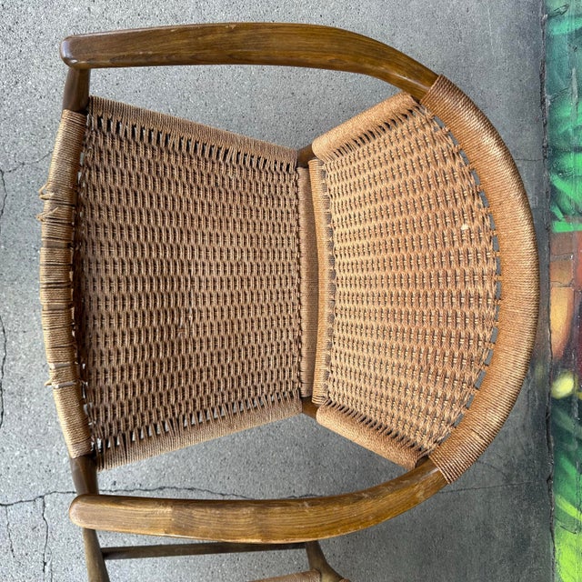 Wood Pair of Illum Wikkelsø Danish Modern Accent Chairs For Sale - Image 7 of 12