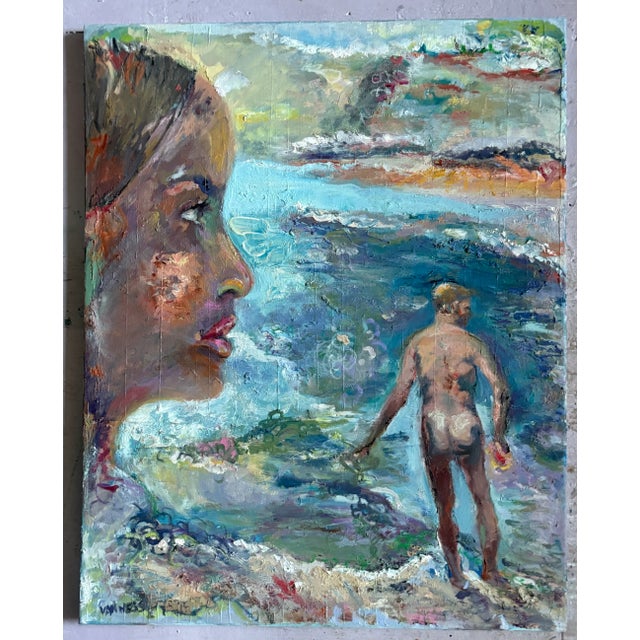 2020s "Goodbye to Love’", Original Oil Paintings, Figurative Art For Sale - Image 5 of 9