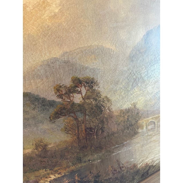 Early 1900s Oil on Canvas Painting of Scottish Loch by Frances E. Jamieson For Sale - Image 10 of 16