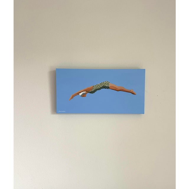 Figurative "Floating on Air" Original Modern Oil Painting, by Jennifer Hohlfelder For Sale - Image 3 of 10