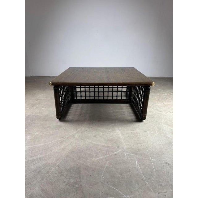 Vintage Bamboo Coffee Table by Tobia Scarpa for B&B Italia, 1970s For Sale - Image 9 of 12