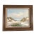 1950s 1950s Mid-Century Beach Scenic Oil on Board in Original Frame, Post War Signed For Sale - Image 5 of 5