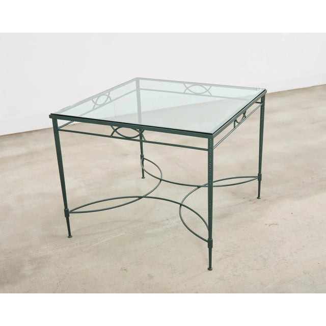 Mario Papperzini Mario Papperzini for Salterini Iron Garden Dining Suite, Attributed For Sale - Image 4 of 12