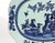 Late 18th Century Chinese Export Porcelain Underglaze Blue and White Shaped Dish With Birds and Peony For Sale - Image 9 of 12
